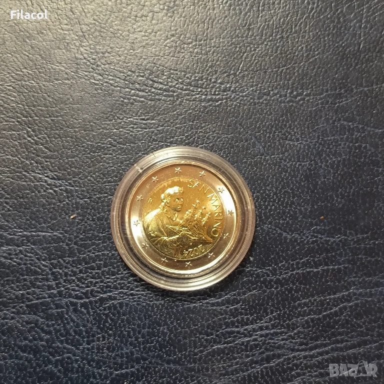 Сан Марино 2 евро 2024 UNC, снимка 1