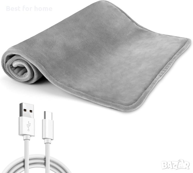 Електрическа нагревателна подложка, USB зареждаща,30x60 см, снимка 1