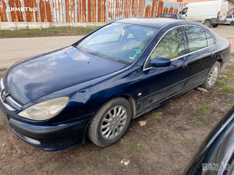 peugeot 607 2.2i на части пежо 607 кожа нави , снимка 1