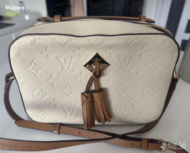 Малка дизайнерска чанта LV от естествена кожа нова , снимка 1