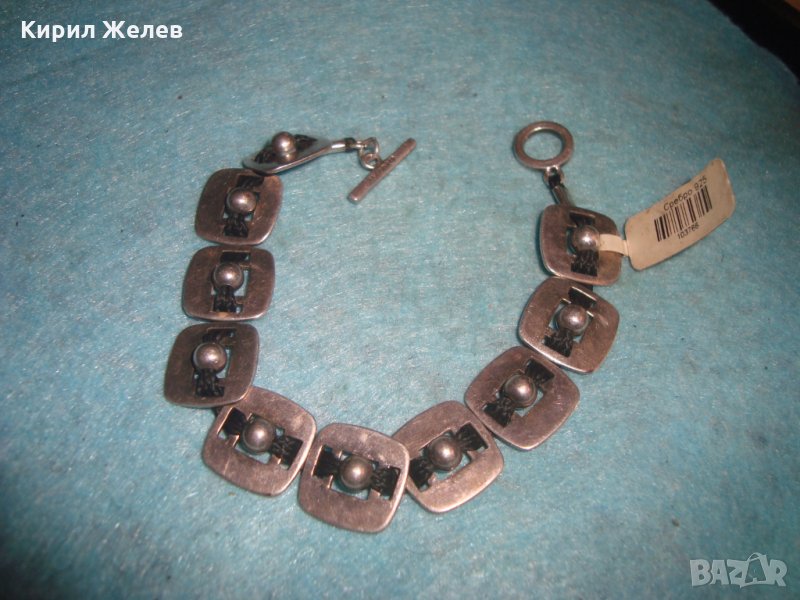 БИЖУ SEZGIN 925 МОДНА СРЕБЪРНА МАРКОВА ГРИВНА СРЕБРО 925 СЕЗГИН НОВА БУТИКОВ АРТ ФЕШЪН МОДЕЛ 25175, снимка 1