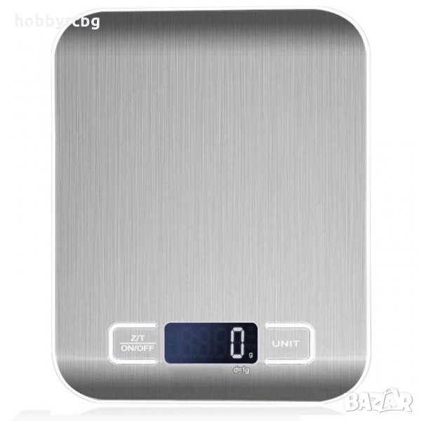 Електронна кухненска везна, капацитет 5 кг, метална платформа, снимка 1