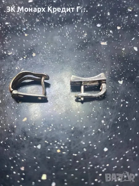 Сребърни обеци, снимка 1