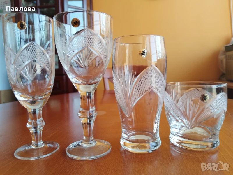 Кристални чаши серия Рамона , снимка 1