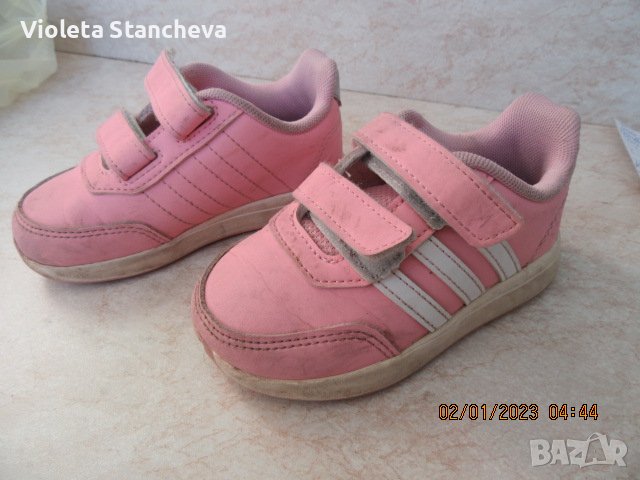 ДЕТСКИ РОЗОВИ ОБУВКИ "АДИДАС" №23 /Е/, снимка 1