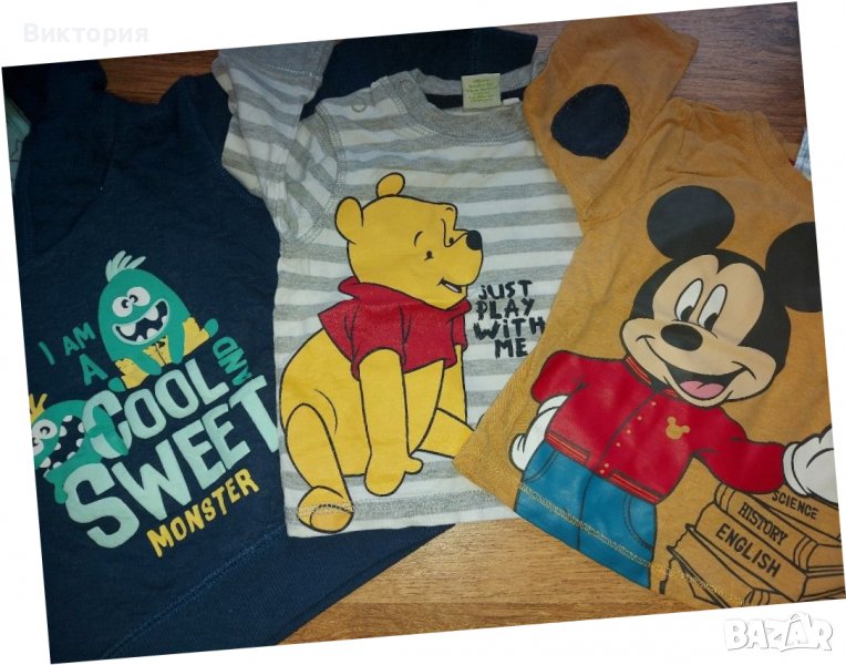 Блузки с мики маус мечо пух, снимка 1