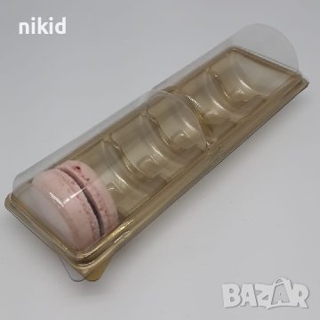 Кутия за 6 бр гнезда френски макарон сладки макарона макарони, снимка 1