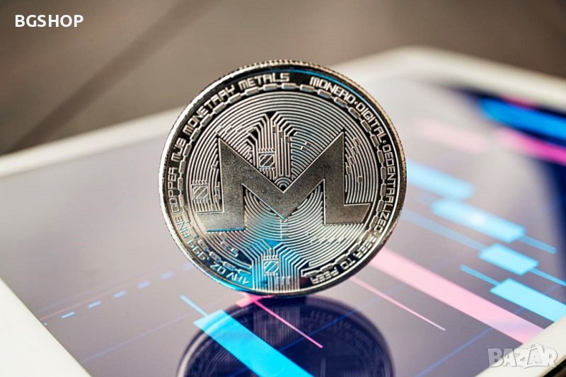 Монеро монета / Monero Coin ( XMR ) - Silver, снимка 1