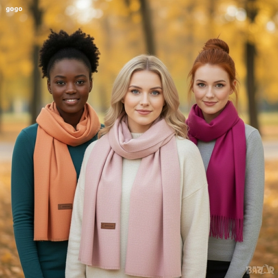 луксозен кашмирен шал , снимка 1