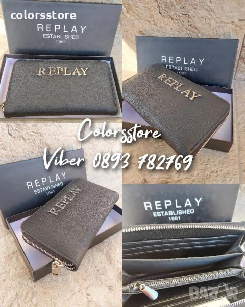Черно портмоне Replay код SG64u, снимка 1