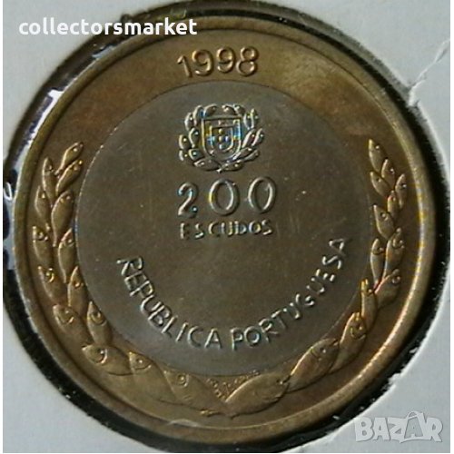 200 ескудо 1998, Португалия, снимка 1