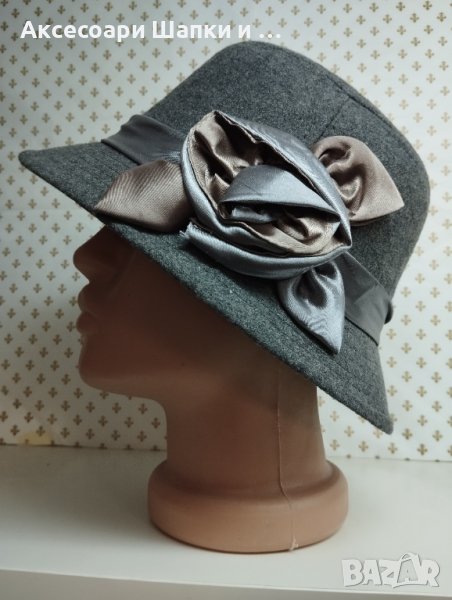 Дамска шапка бомбе лукс - дшб 63, снимка 1