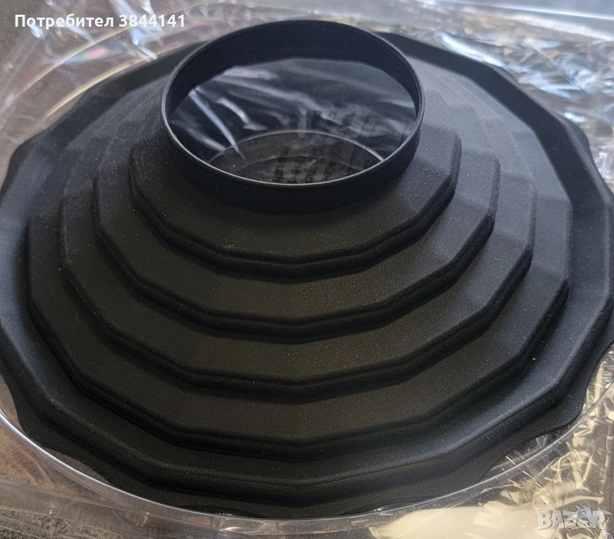 Силиконов антирефлексен капак за обективи, снимка 1