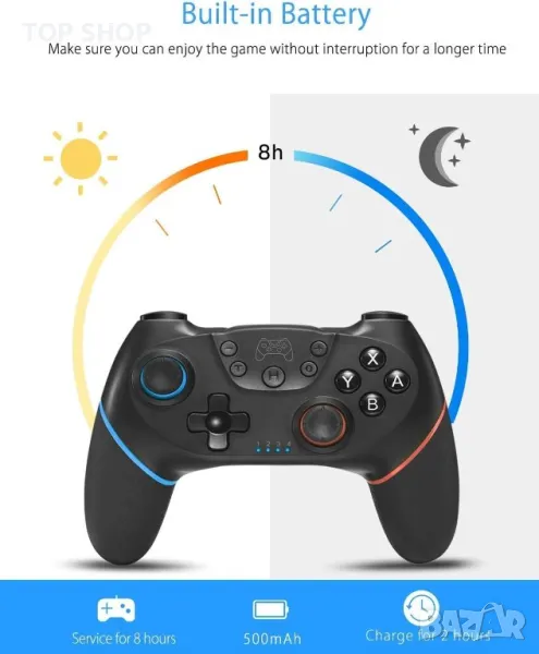Switch Controller, безжичен професионален контролер за Switch/Switch Lite/Switch OLED, Switch Remote, снимка 1
