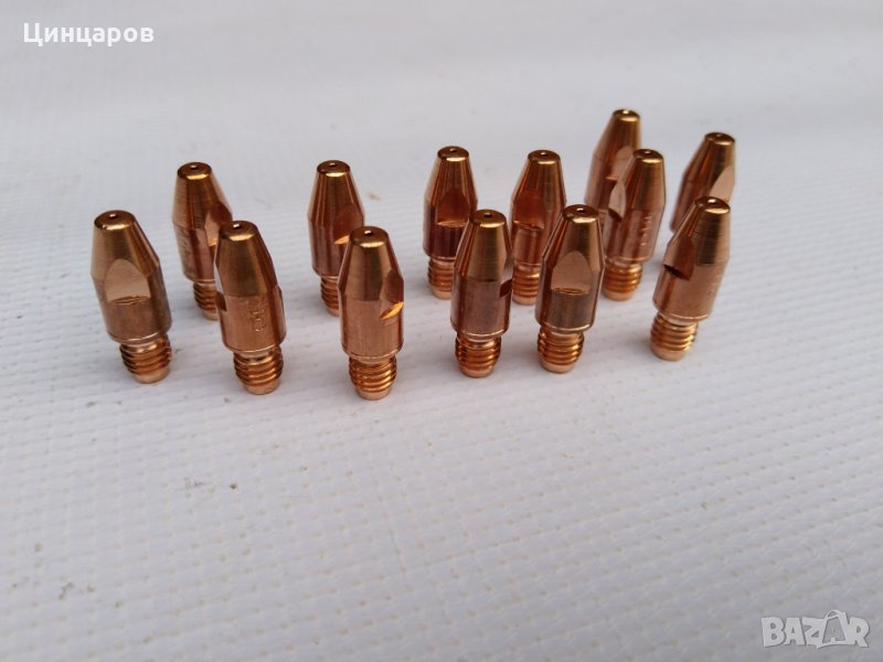 BINZEL контактна дюза CuCrZr М8x30,за тел 1мм.140.0316 , снимка 1