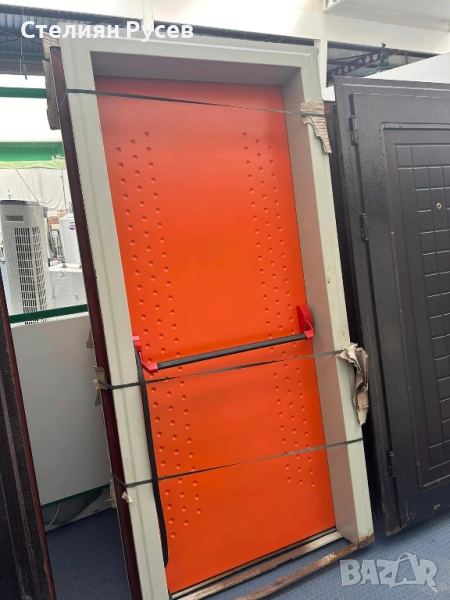 0125 НОВА кави kavi метална входна врата 85/212 см - цена 599 лв или 306,26 евро пожароустойчива , и, снимка 1