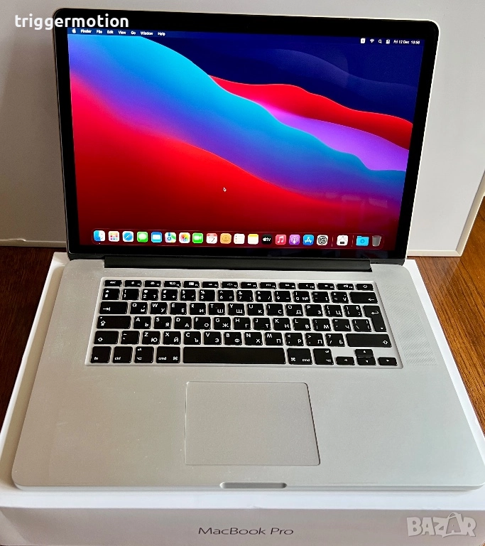 Apple MacBook Pro 15" (Mid 2015) A1398, 2.5GHz i7, 16GB RAM/512GB SSD, Батерия 23 цикъла! Кирилица, снимка 1