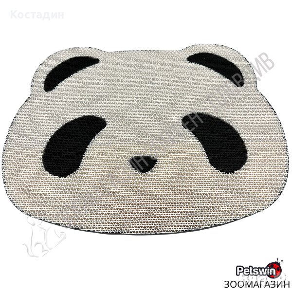 Картонено Драскало за Коте - 43см/33.7см/2см - Panda - Pet Interest, снимка 1