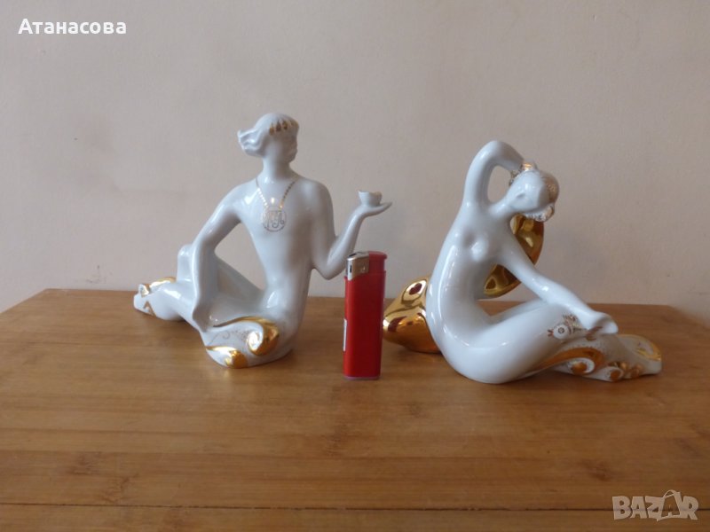 Редки украински порцеланови фигури 1970 г фигура статуетка, снимка 1