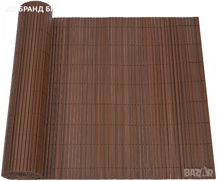 ПВЦ ограда тип „бамбук“ 100х300см BR103LB02, снимка 1