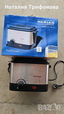 Хрупкаво удоволствие без бъркотия – Фритюрник Arian D-F.AR-06, снимка 4 - Фритюрници - 51285343
