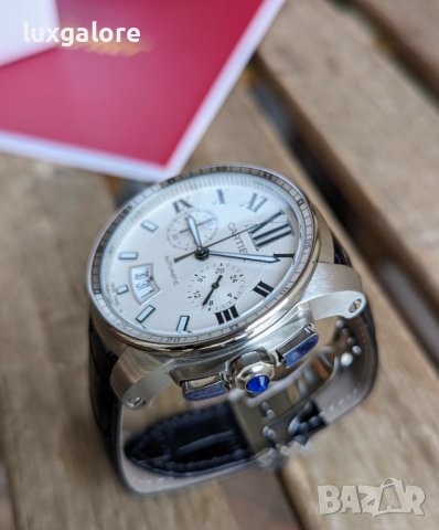 Мъжки часовник Cartier Calibre de Cartier с кварцов механизъм, снимка 5 - Мъжки - 41694964
