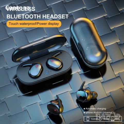 Y30 TWS Безжични Bluetooth V5.0 Слушалки, Стерео бас, активно подтискане на шума и микрофон, снимка 3 - Безжични слушалки - 32537530