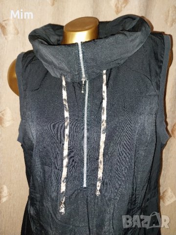 XL/XXL Черна рокля с апликации с животински принт

, снимка 6 - Рокли - 42940503