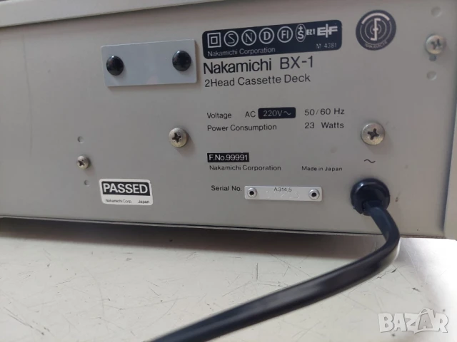 Стерео касетен дек NAKAMICHI BX-1, снимка 3 - Декове - 50601605