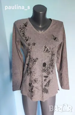 Четири броя / Маркова блуза тип туника с декорации, от памук , снимка 4 - Блузи с дълъг ръкав и пуловери - 32870791