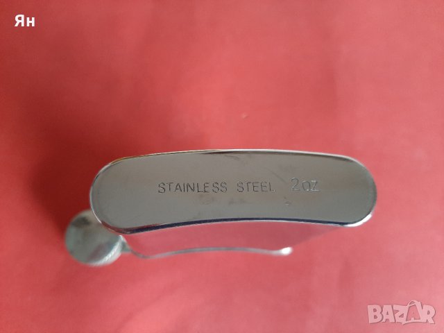  Преносима плоска метална бутилка за алкохол/течност-2oz-60ml , снимка 3 - Други - 35612111