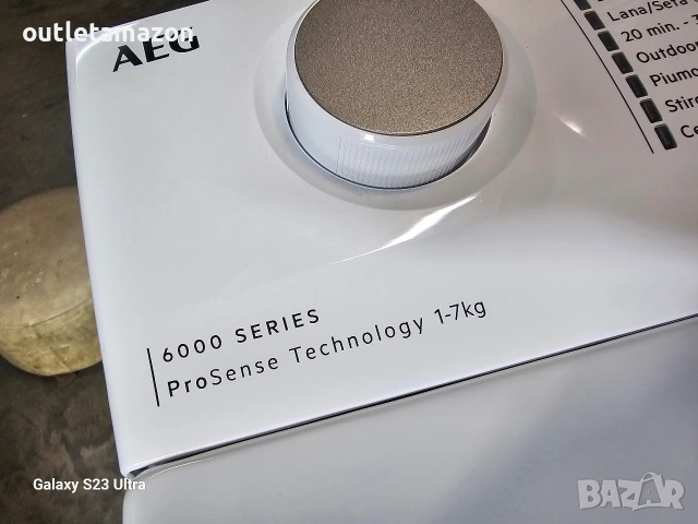 пералня с горно зарежданеAEG LTR6G37A серия 6000 Prosense® 7 кг , снимка 7 - Перални - 53137454