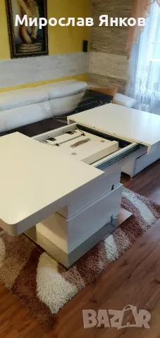 ТОП ОФЕРТА! Разтегателна холна маса , снимка 5 - Маси - 48548759