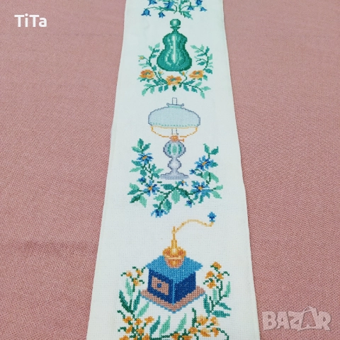 Винтидж вертикален гоблен, снимка 5 - Гоблени - 52143282