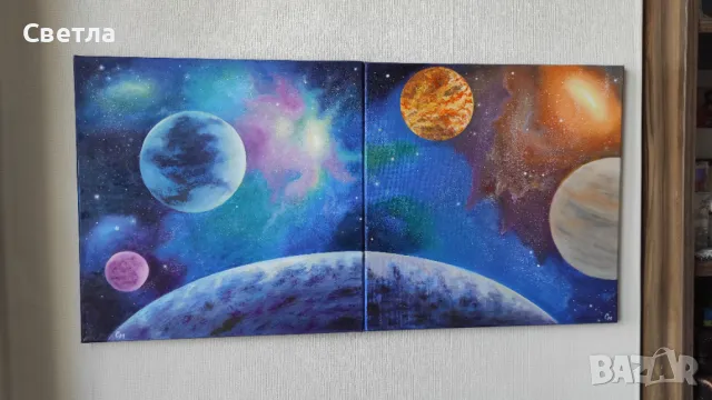 картина космос, снимка 2 - Картини - 33038159