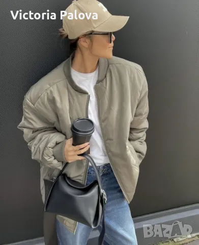 Красиво преходно късо яке светъл беж