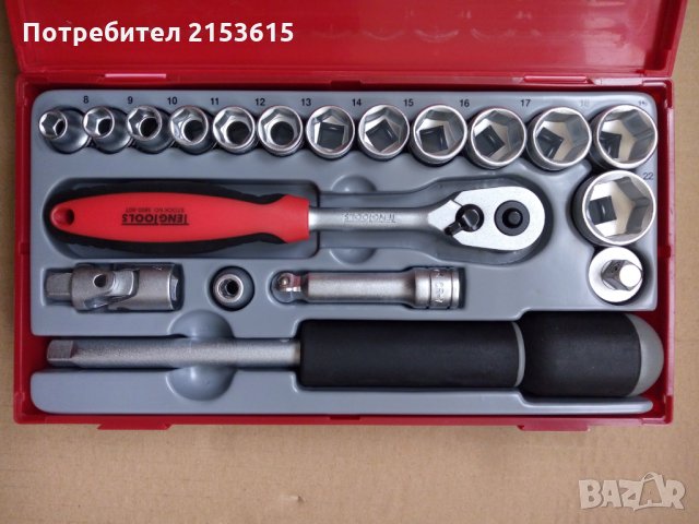 TENG TOOLS гидория 3/8 19части камъни вложки комплект 3/8", снимка 4 - Куфари с инструменти - 27618577