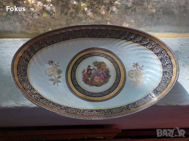 Стар порцелан колекционерска чиния LIMOGES FRANCE, снимка 1 - Антикварни и старинни предмети - 38439632