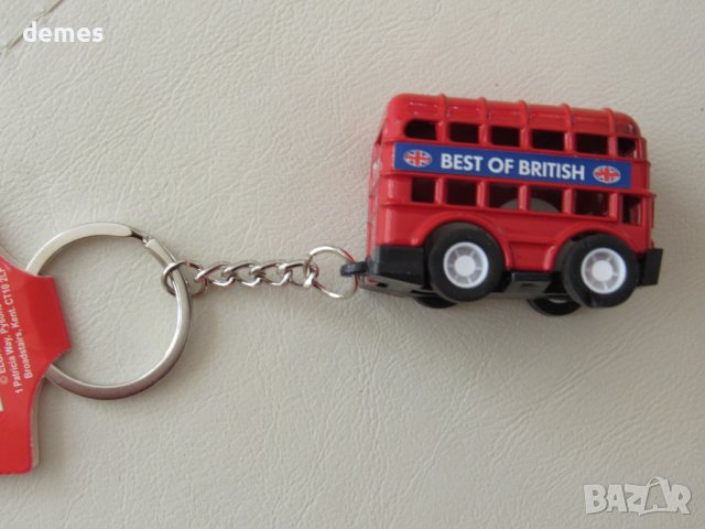Метален ключодържател автобус от Англия, снимка 3 - Други ценни предмети - 38486931
