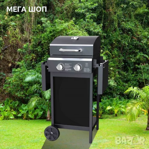 Газово барбекю Muhler с 2 горелки, 2x2.8kW