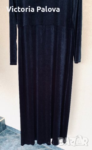 Прекрасна дълга рокля кадифе Франция, снимка 10 - Рокли - 39551319