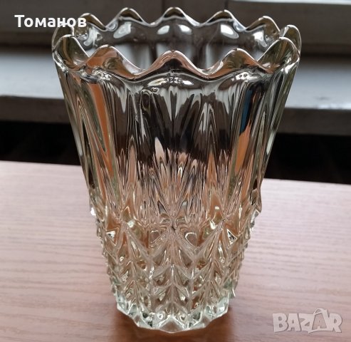 Нова масивна кристална ваза от оловен кристал, снимка 1 - Вази - 33666004