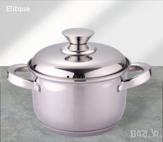 Тенджера Rosberg 18/20/22/24/26 см, Неръждаема стомана, снимка 4 - Съдове за готвене - 52889040