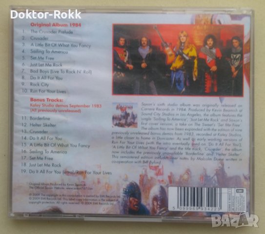 Saxon – Crusader (2009, CD), снимка 2 - CD дискове - 43402194