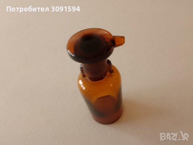 Колекционерско Старо медицинско шише за капки, снимка 4 - Други ценни предмети - 43924206
