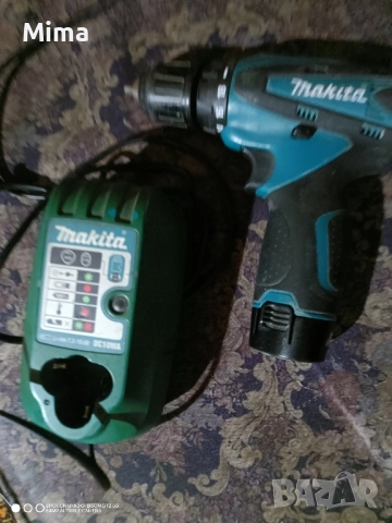 Makita 10.8li ion Комплект винтоверт зарядно и батерия 