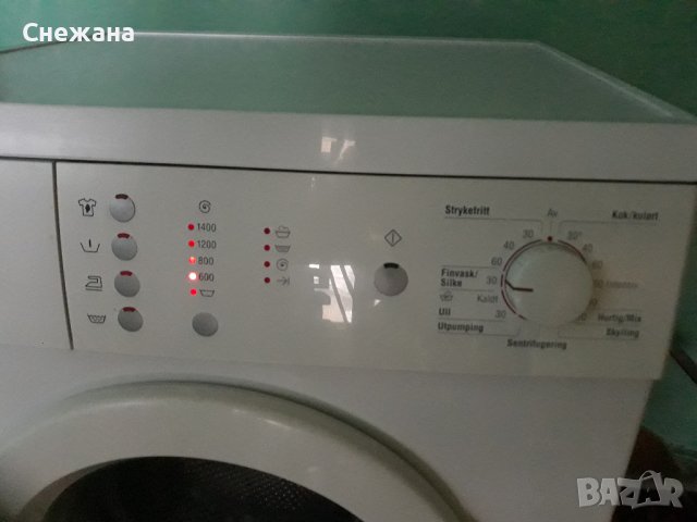 Перална BOSCH Maxx 6 - 6 кг, отложен старт, кратка програма, тъч бутони, снимка 6 - Перални - 43310414