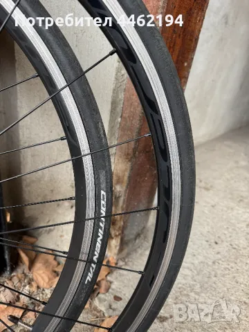 Fulcrum Racing 900 Road Bike Wheel Set With Continental 5000 GP, снимка 3 - Части за велосипеди - 50173236