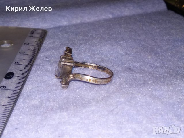 СКЪПОЦЕНЕН РЕТРО АРТ ПРЪСТЕН СРЕБРО 925 с ЮВЕЛИРНО ФАСЕТИРАНИ БЛЕСТЯЩИ ЦИРКОНИ 36128, снимка 10 - Пръстени - 39535623