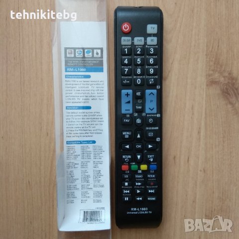 Ново универсално дистанционно за LED/LCD TV/CAB/SAT/DVD/BD, снимка 1 - Други - 28387352